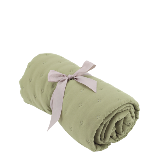 Puuvillapeitto (vihreä/verte)