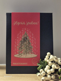 Hyvää joulua maustekahvi appelsiinitryffeli