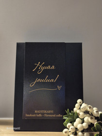 Hyvää joulua valkosuklaa-amarettokahvi