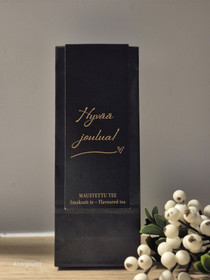 Hyvää joulua karpalo-kinuski tee