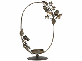 Kynttiläköynnös antiikkimessinki tuikulle