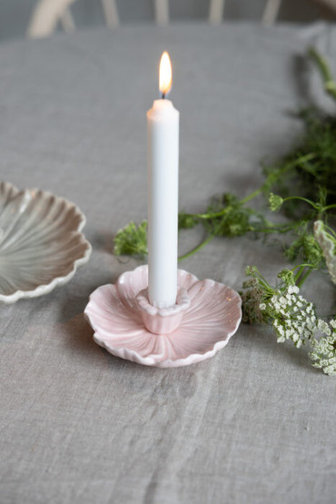 Kynttilänjalka vaaleanpunainen
