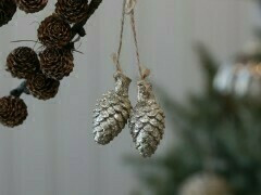 Käpypari Glitter kulta 