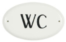 Metallikyltti Wc