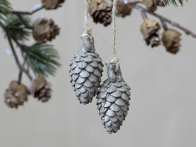 Käpypari glitter antiikki mocca