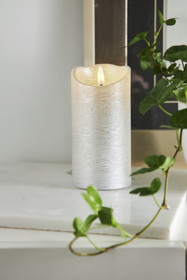Rustic hopea ledkynttilä ajastimella 