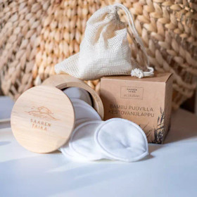 Bambu-puuvilla vanulaput bamburasiassa