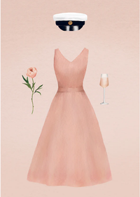 2-osainen kortti Henna Adel - Ylioppilas tyttö