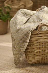 Puuvillapeitto dusty green