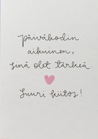 Päiväkodin aikuinen sinä olet tärkeä