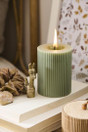 Vekkikynttilä vihreä