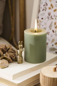Vekkikynttilä vihreä