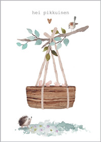 Onnittelukortti hei pikkuinen