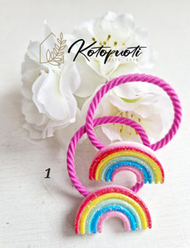 Hiuslenkit 5 mallia ,sateenkaari/yksisarviset