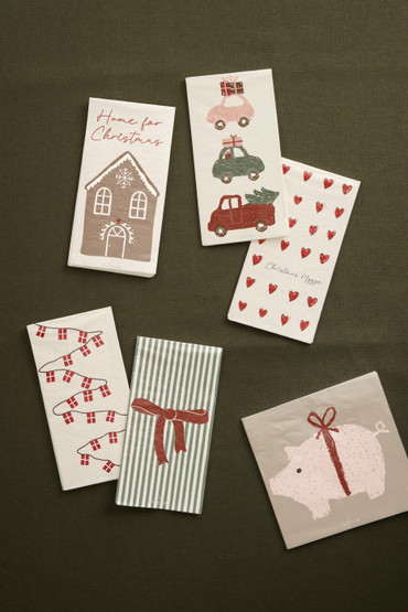 Paperiservetti Christmas hygge
