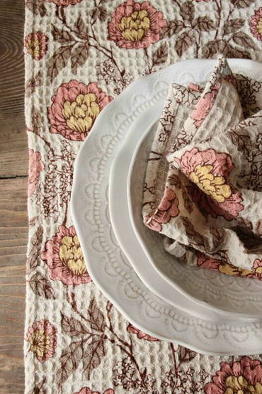 Floral keittiöpyyhe