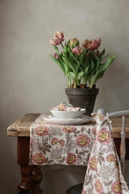 Floral keittiöpyyhe