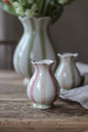 Vaasi stripe roosa/beige