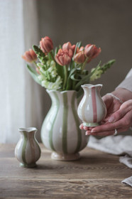 Vaasi stripe roosa/beige