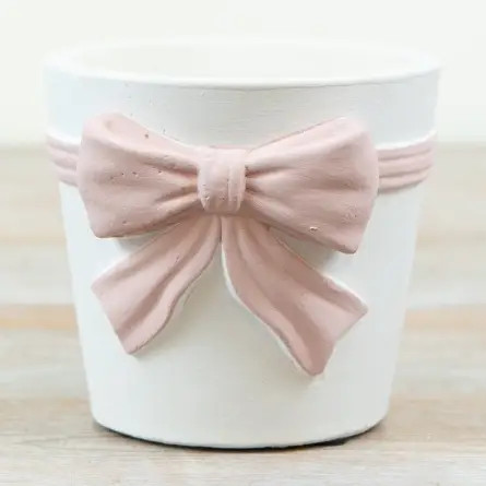 Keramiikkaruukku rusetti (pieni)