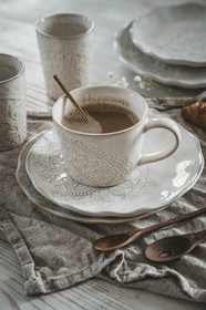 Happiness asetti valkoinen(pyöreä)