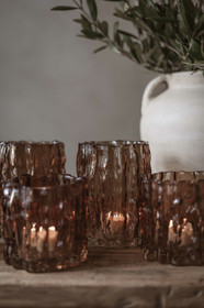 Kynttilälyhty kastanja iso