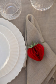 Paperikoristemansikka 3 väriä