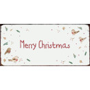 Metallikyltti Merry christmas