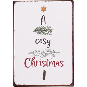 Metallikyltti A cosy Christmas