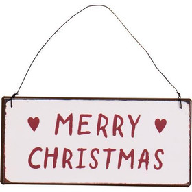 Metallikyltti merry christmas