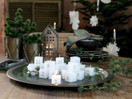 Adventtikynttilät numeroilla