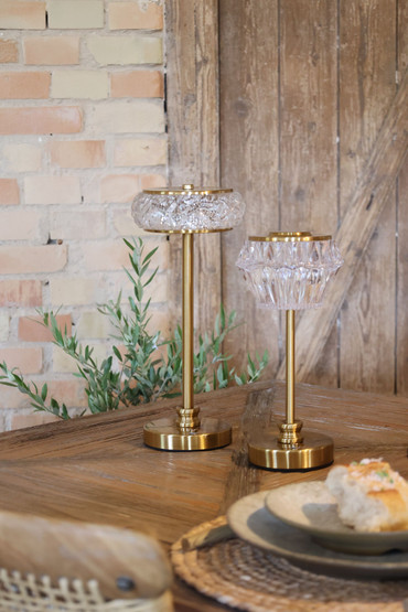 Ledvalaisin lasilla (iso)