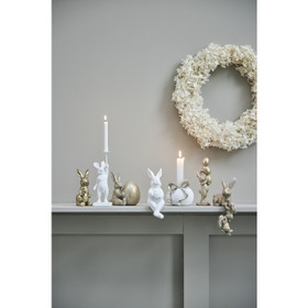 Kynttilänjalka rusetilla (kulta)