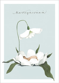 Kortti 2-os kastepäivänä (vaaleansininen)