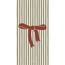 Paperiservetti rusetti/vihreätraidat
