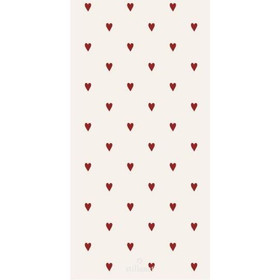 Paperiservetti ruskeat sydämet 