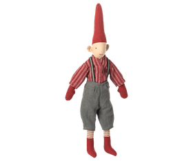 Tonttupoika raitapaidassa