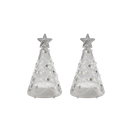 Lasikuuset ledvaloilla 2kpl/pkt (9cm)