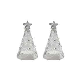 Lasikuuset ledvaloilla 2kpl/pkt (9cm)