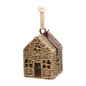 Rustic Rattan House Ornament -
