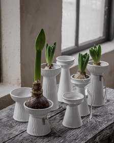 Hyasinttivaasi valkoinen(korkea)