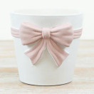 Keramiikkaruukku rusetti (keskikoko)