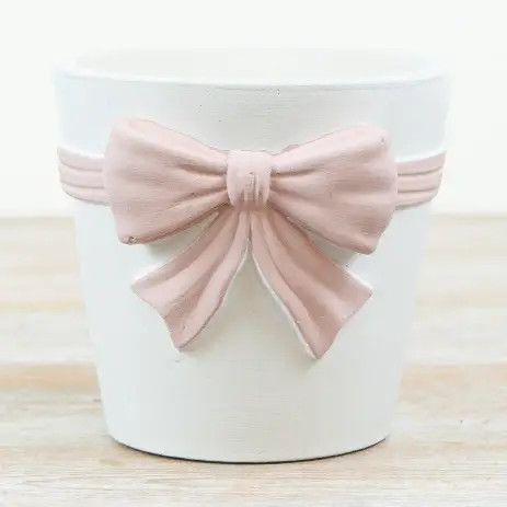 Keramiikkaruukku rusetti (keskikoko)