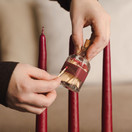 Eldstikan tulitikut viininpunainen