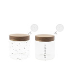 Lasipurkit puukannella 2 mallia (pienet)