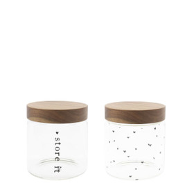 Lasipurkki 2 mallia (koko S)