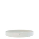 Keramiikkatarjotin valkoinen