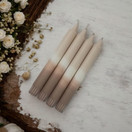 Kynttiläpaketti puuteri,kaakao,harmaa