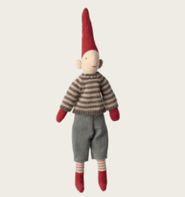 Magneettitonttupoika raitapaidassa