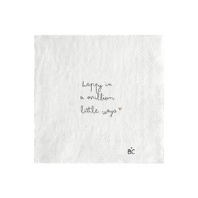 Paperiservetti happy in million..